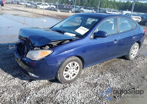 2010 Hyundai Elantra Gls from USA, damaged, VIN KMHDU4AD6AU199480